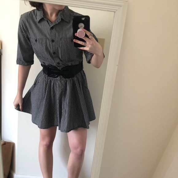 BaileyGirl Striped Shirt Dress - Picture 2 of 16